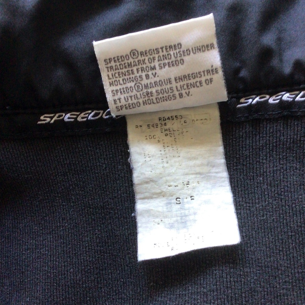 SPEEDO VINTAGE ELECTRIC BLUE ZIP UP JACKET SMALL - Picture 5 of 14